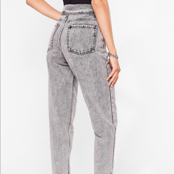 Nasty Gal High Waist Light Acid Wash Jean - Picture 5 of 7